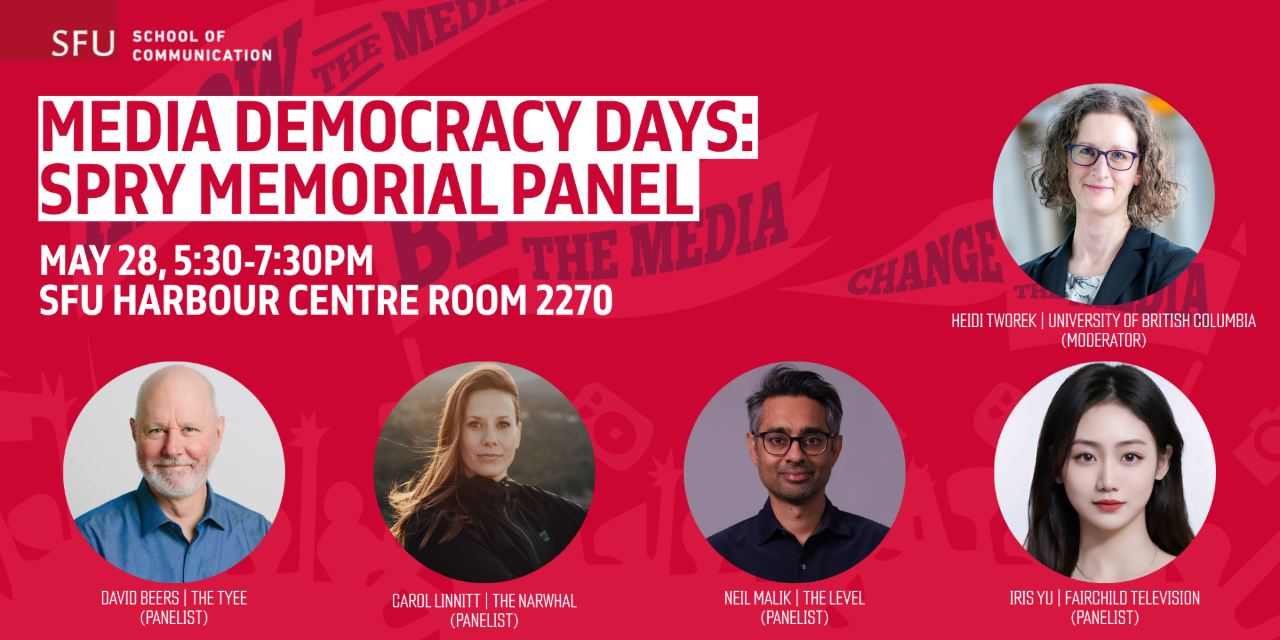 Media Democracy Days: Spry Memorial Panel