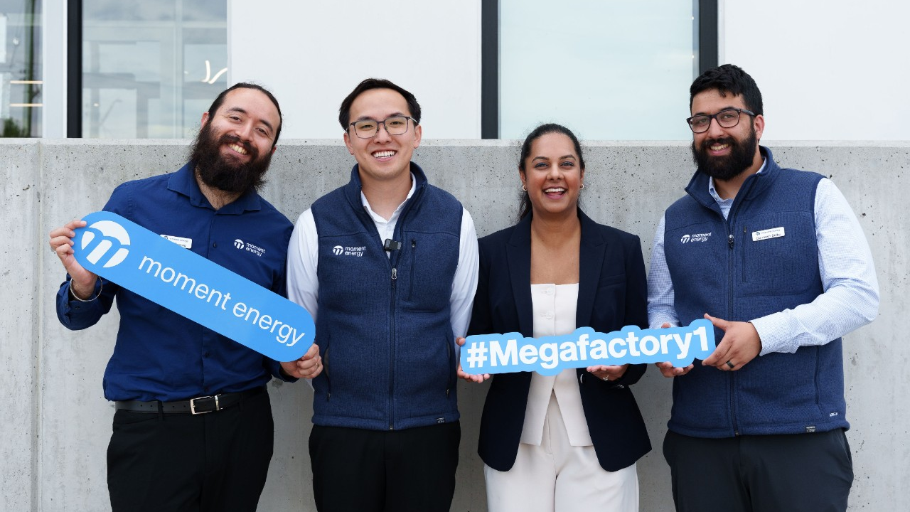 FAS Alumni Startup Moment Energy Opens World's Largest EV Battery Repurposing Facility