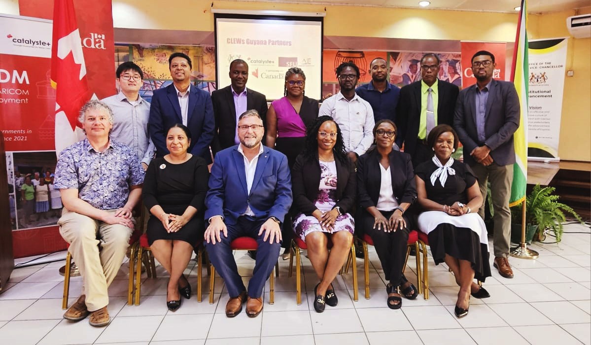 Junoh and Dr. Niet participated CLEWs workshop at the University of Guyana