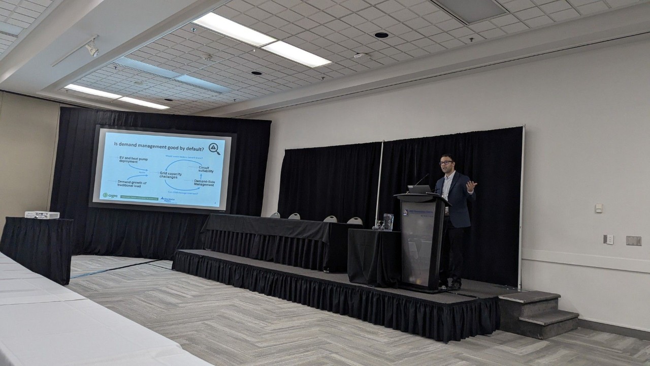 Luis presented at the XIXth Annual CIGRE Canada Conference on Power Systems