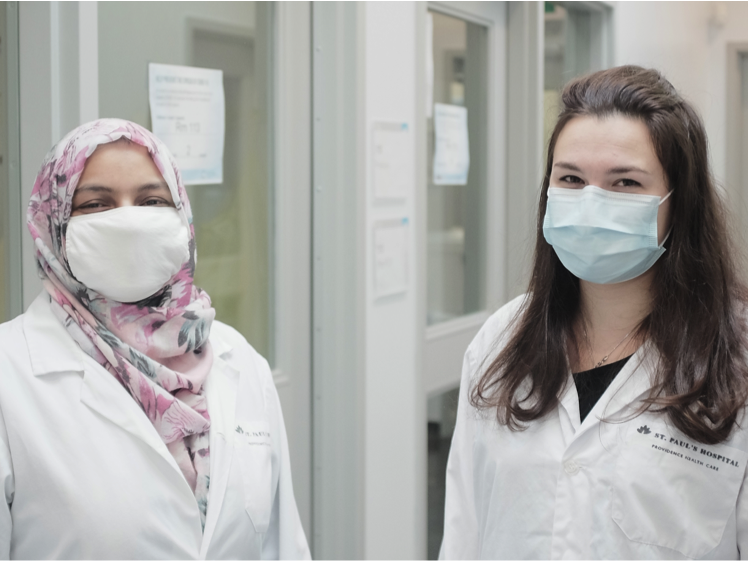 Aniqa Shahid and Natalie Kinloch