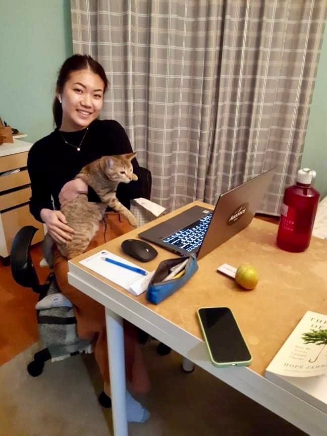 Kelly's at-home work station