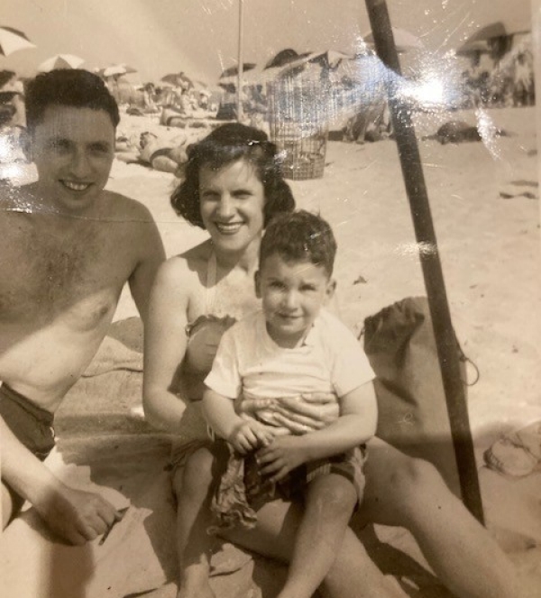 Blanche and Charlie Beckerman with their son Andrew