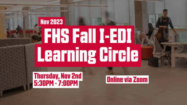Nov 2: Fall I-EDI Learning Circle Nov 2: Fall I-EDI Learning Circle