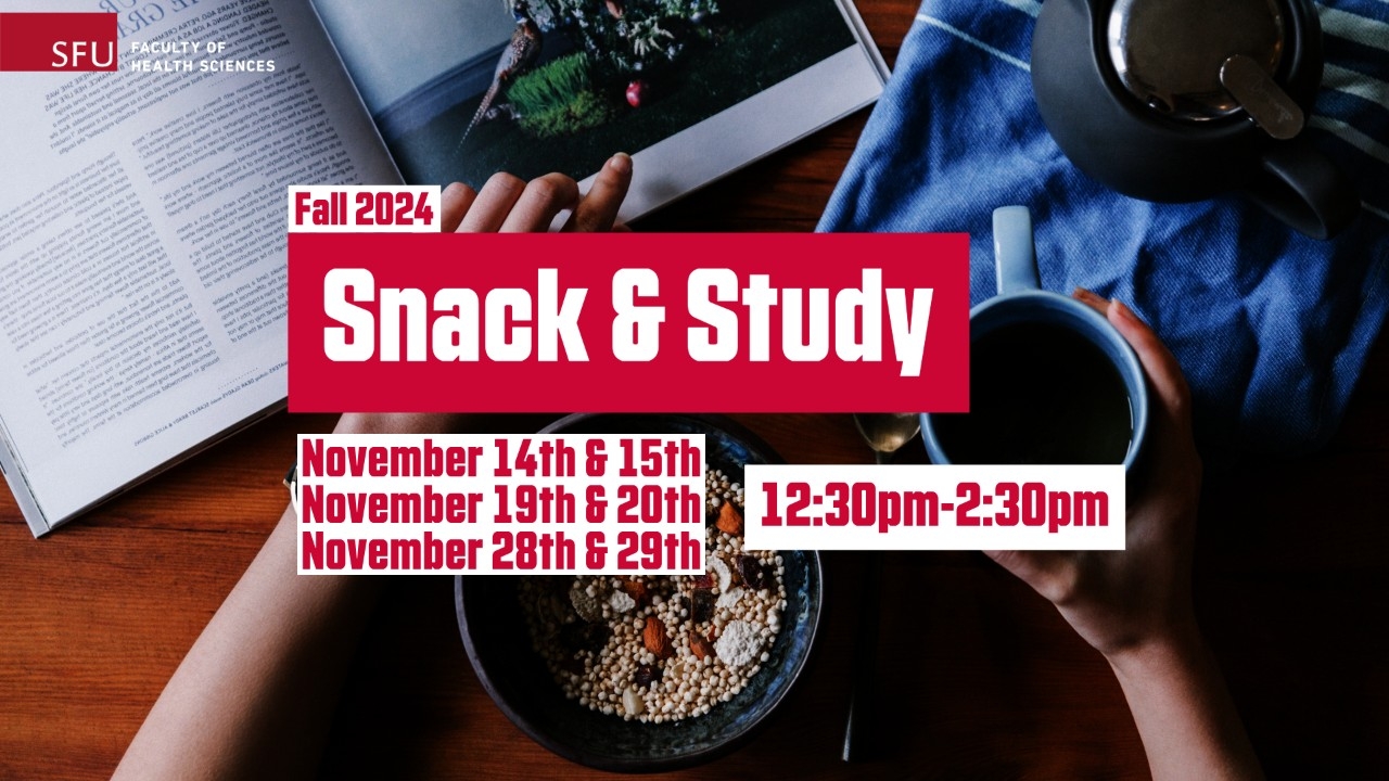 Fall 2024 Snack and Study