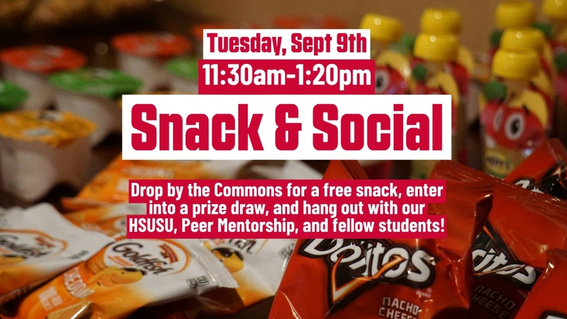 Sept 9: UG Snack & Social