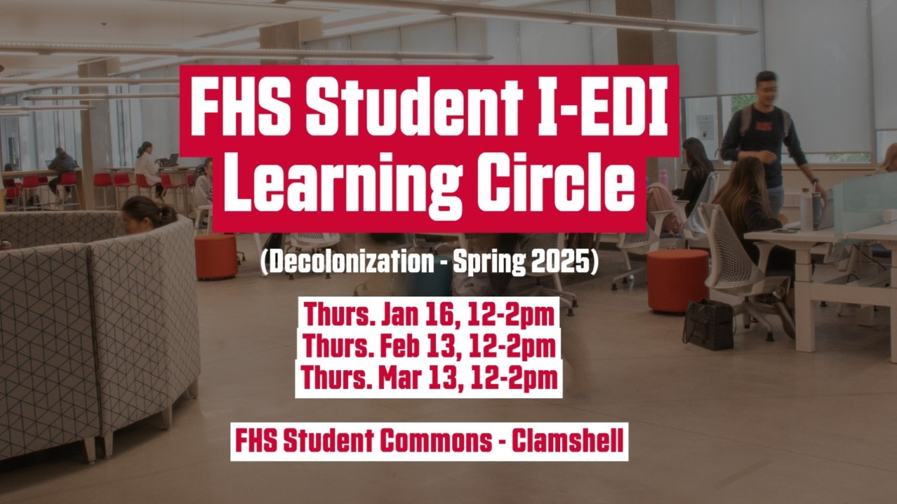 Spring FHS Student I-EDI Learning Circle