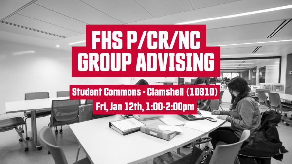 Thursday, Jan 11: FHS P/CR/NC Group Advising Thursday, Jan 11: FHS P/CR/NC Group Advising