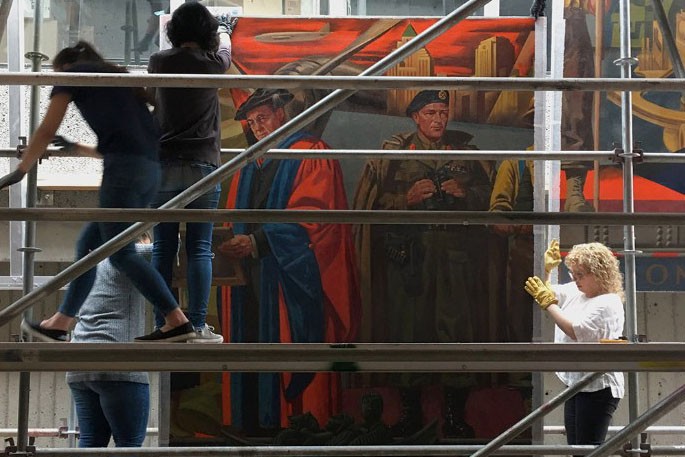 Charles Comfort Mural Removal