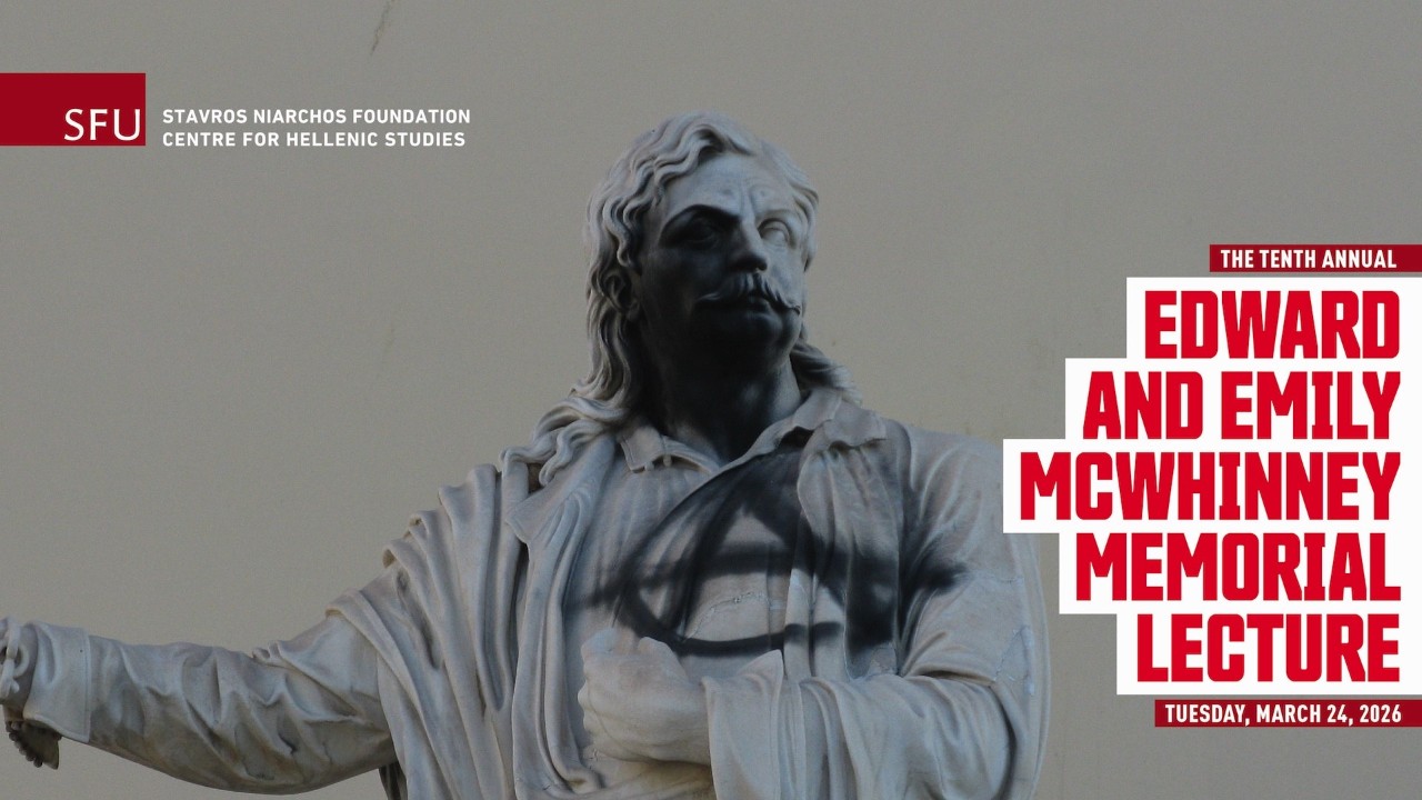 The 10th Annual McWhinney Memorial Lecture Presents "Crisis, Extremism, and Democratic Resilience: Evidence on Political Violence in Greece"