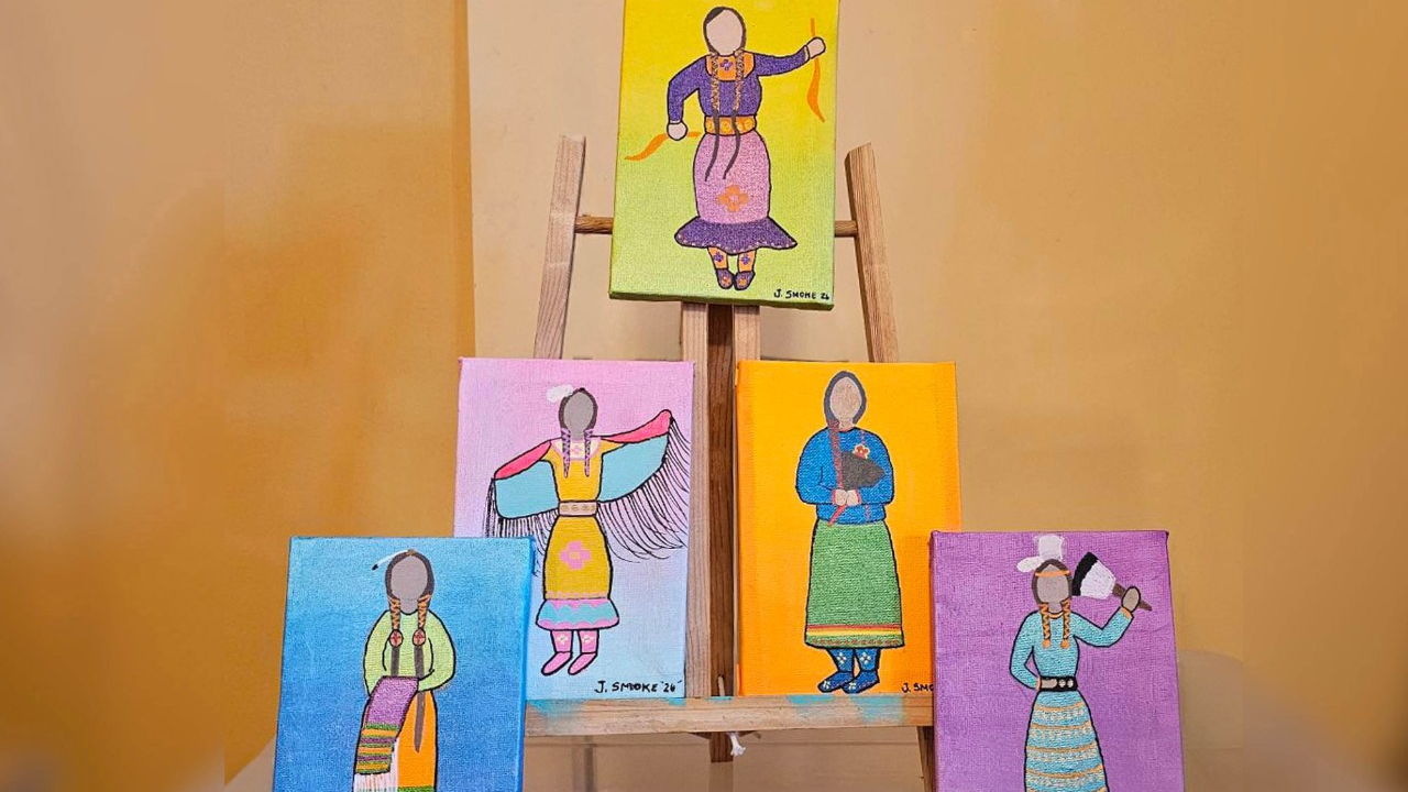 Indigenous oral testimony inspires student artwork