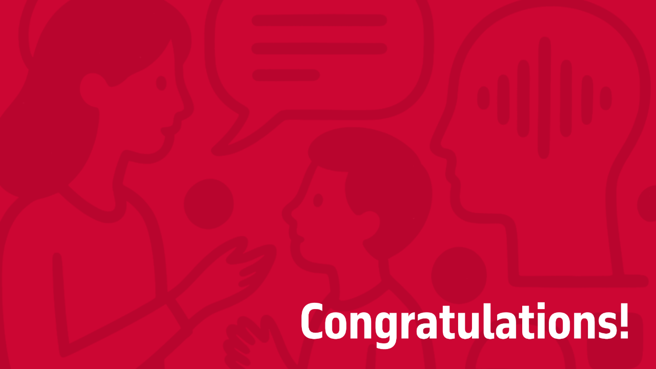 Congratulations to the 2026 speech-language pathology admits