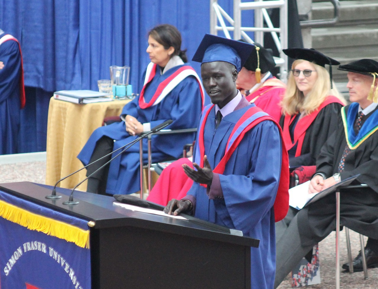 Convocation Profile: Samuel Thiak, Political Science